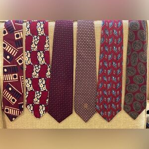 Vintage Designer Ties, Lot of 6